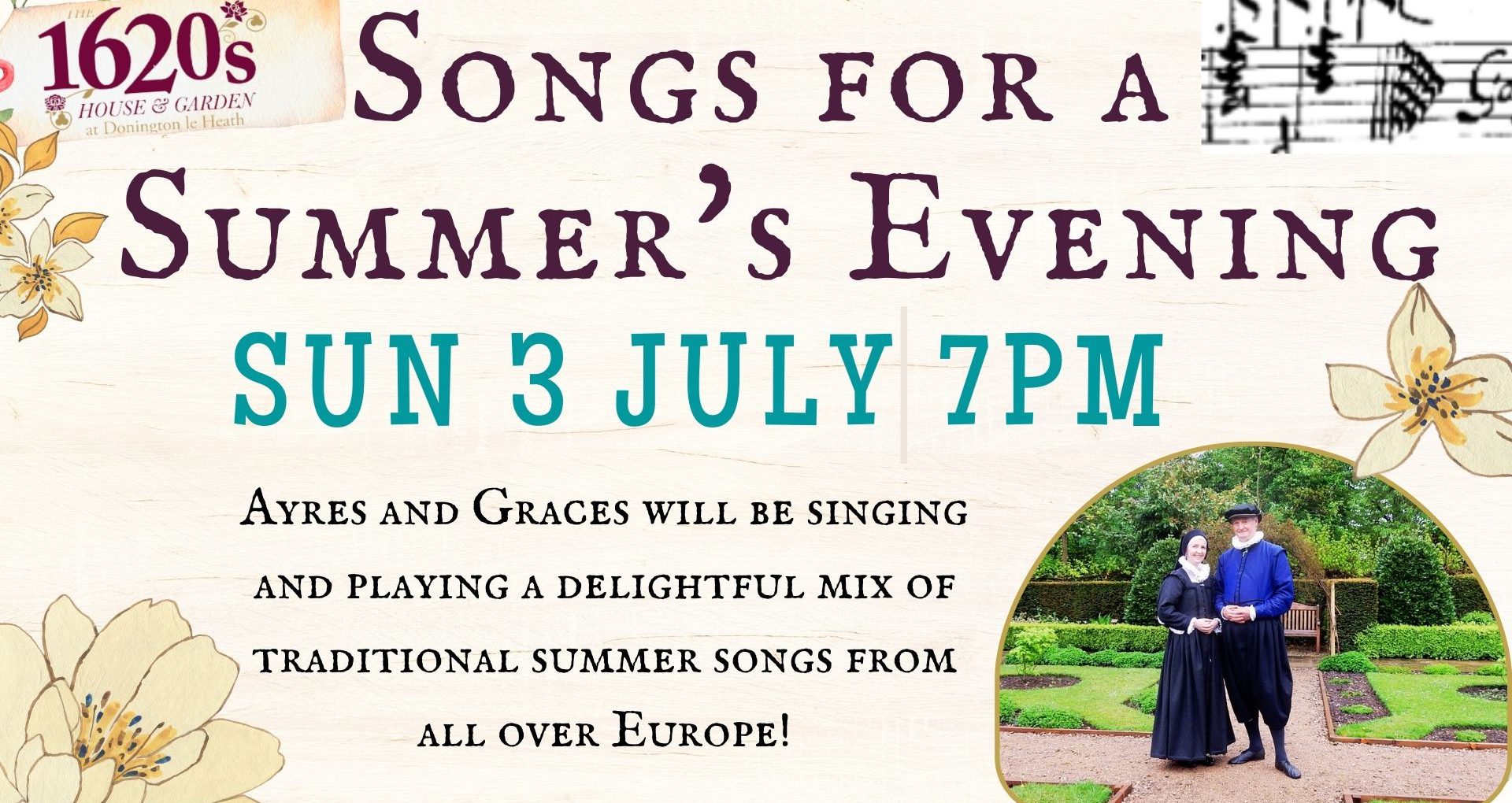 Ayres and Graces, 'Songs for a Summer Evening'