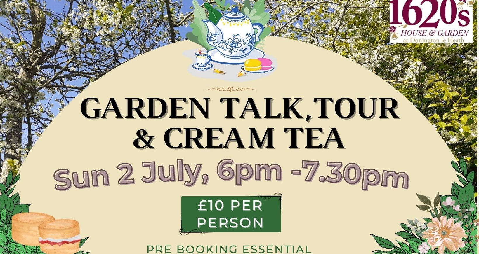 Garden Talk, Tour & Cream Tea