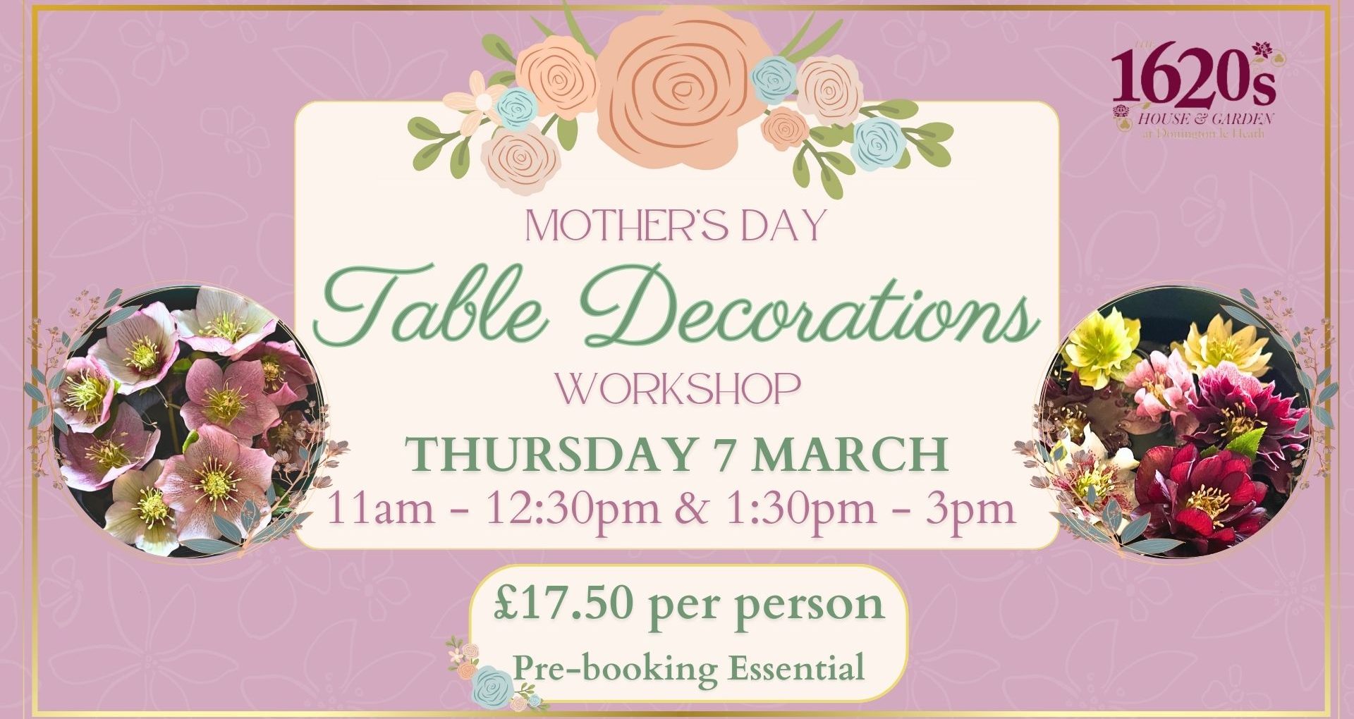 Mother's Day Table Decorations Workshop