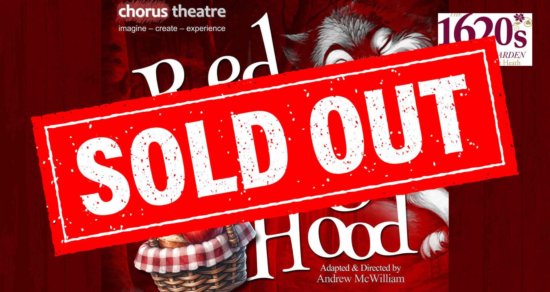 SOLD OUT- Chorus Theatre Presents: Red Riding Hood - Outdoor Theatre