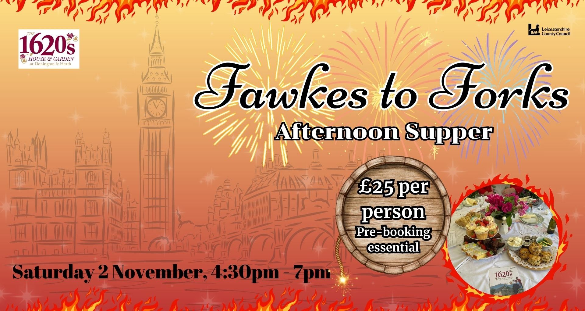 Fawkes to Forks Afternoon Supper